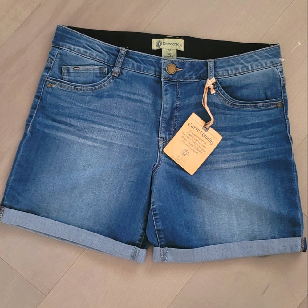 Democracy Jean Shorts